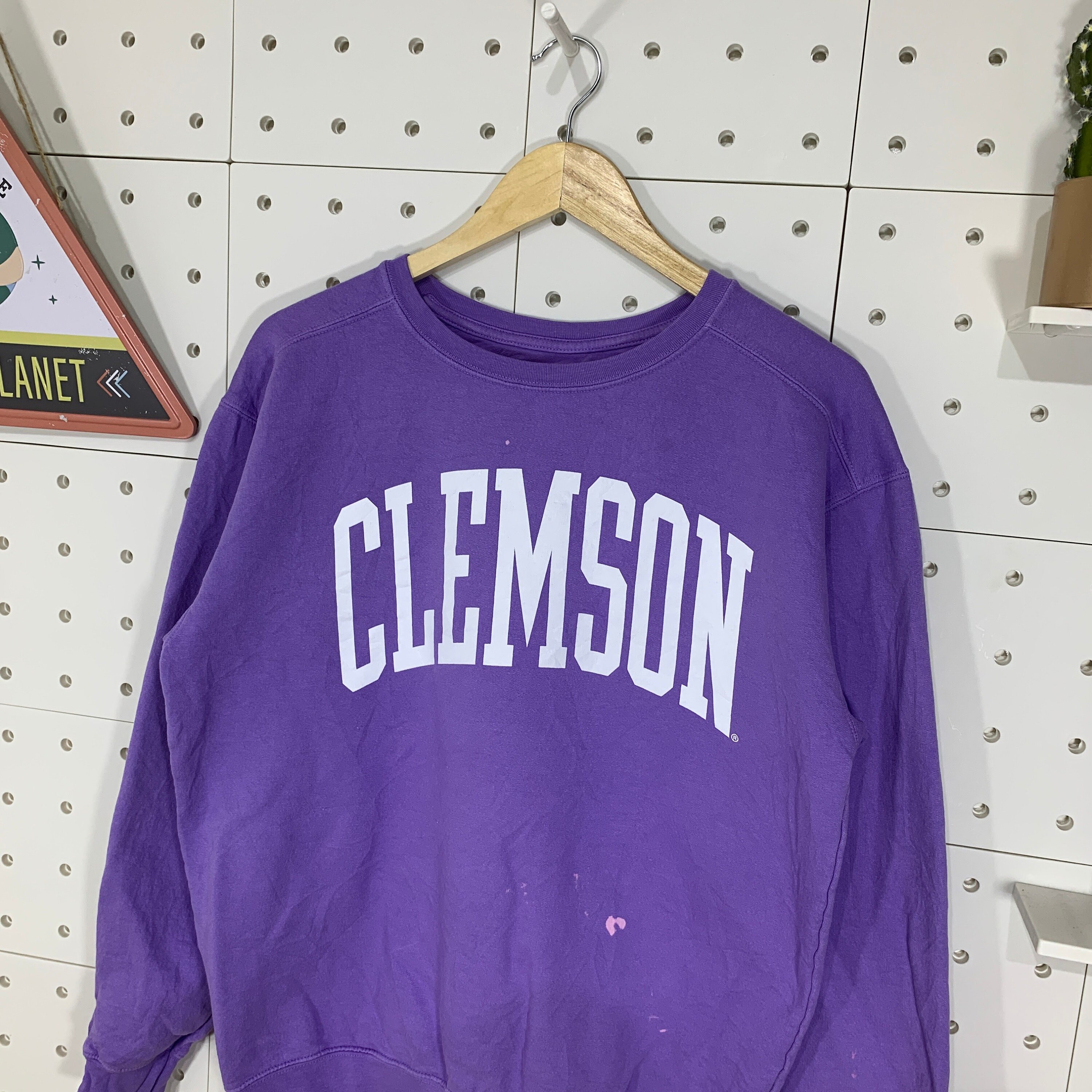 clemson nike purple sweatshirt