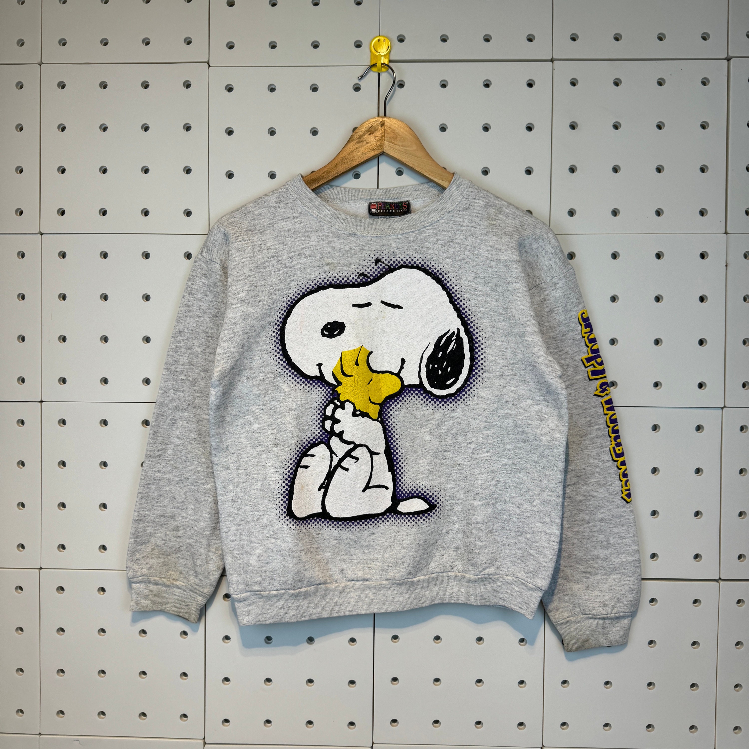 Vintage 90s Distressed Snoopy Woodstock Sweatshirt Snoopy Vintage 90s Distressed Snoopy Woodstock Sweatshirt Snoopy