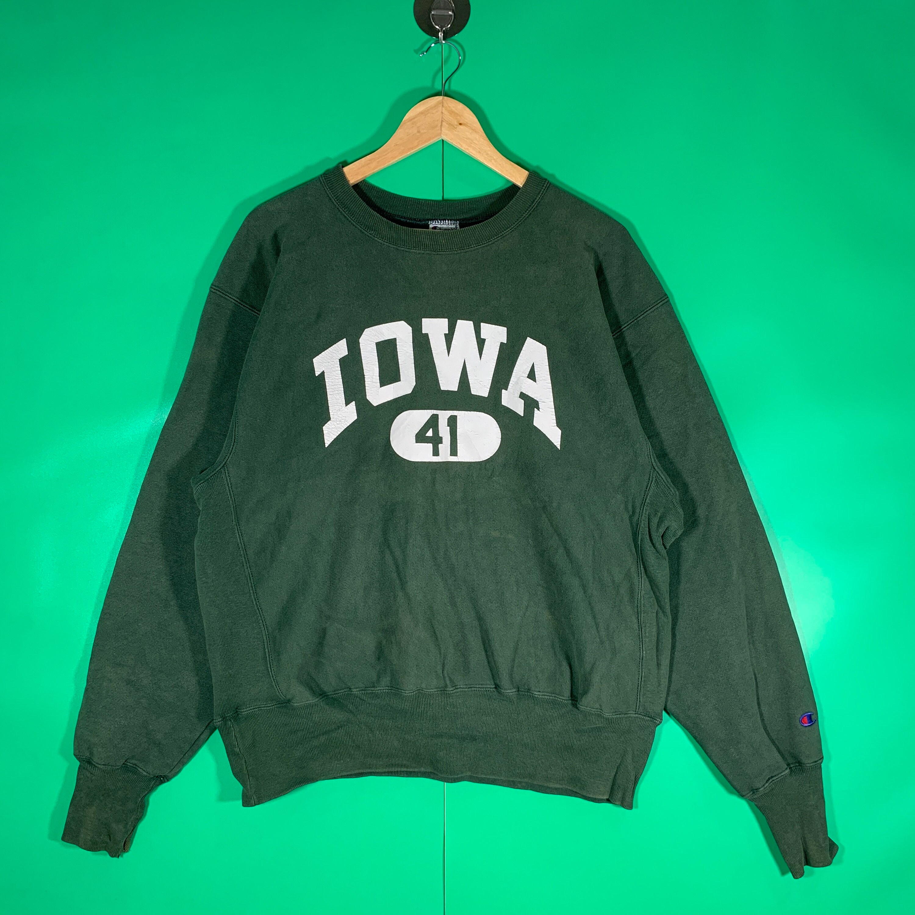 Vintage 90s Champion Iowa University 