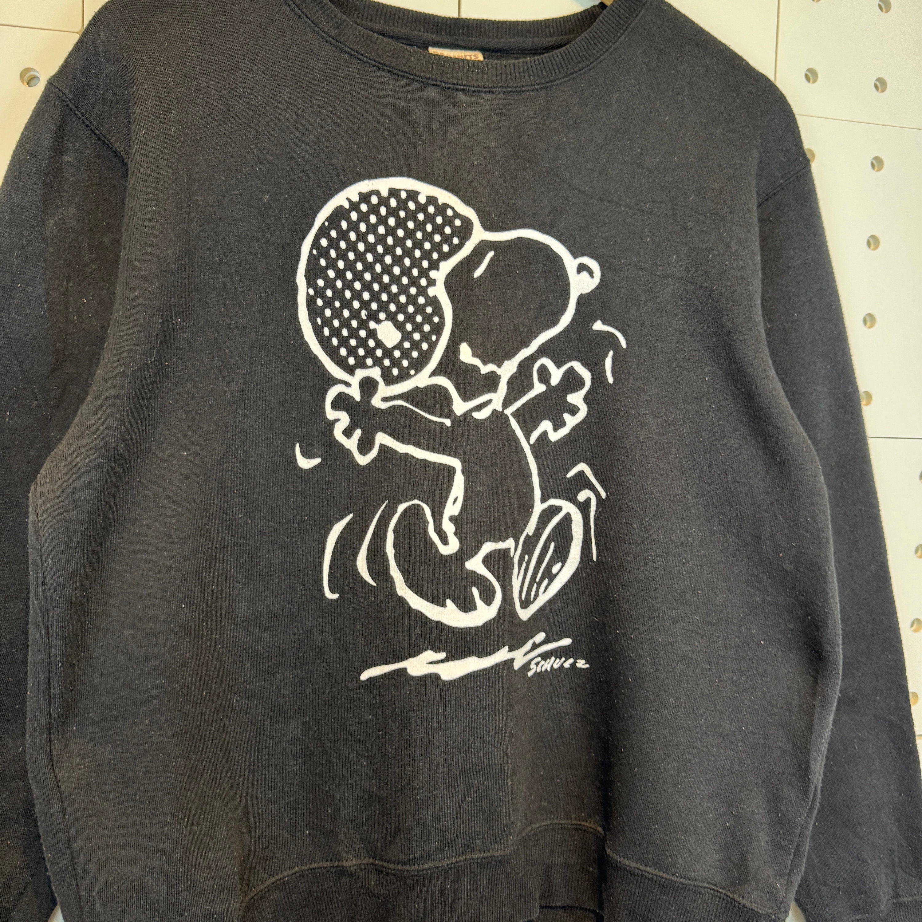 トップス 90s usa snoopy pullover sweat print used Vintage 90s Peanuts Snoopy Sweatshirt Peanuts Crewneck