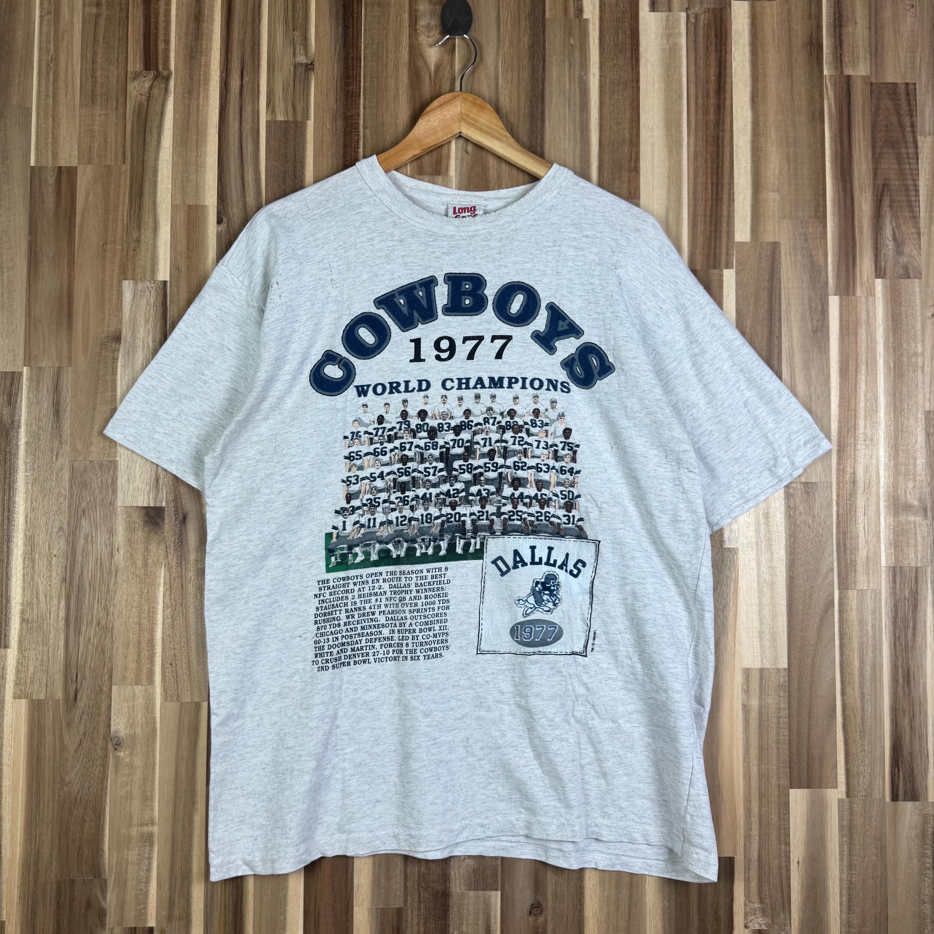 90年代風ヴィンテージ加工 ダラス・カウボーイズ Tシャツ Lサイズ 