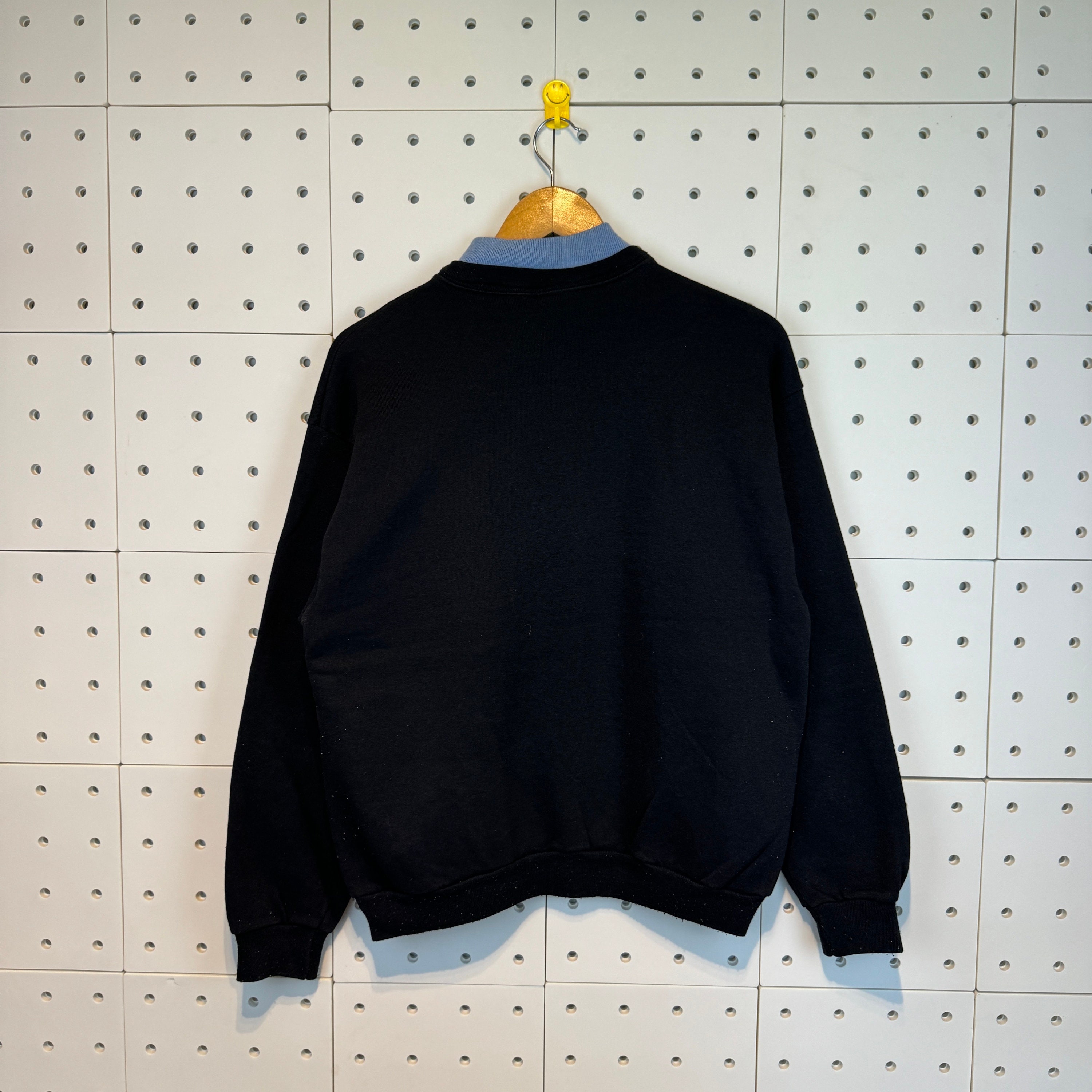Vintage 90s Winter Crewneck Autumn Sweatshirt Cracker Barrel Vintage Jumper Sparrow Old Country Sweater Pullover Size Medium Black Colour Etsy