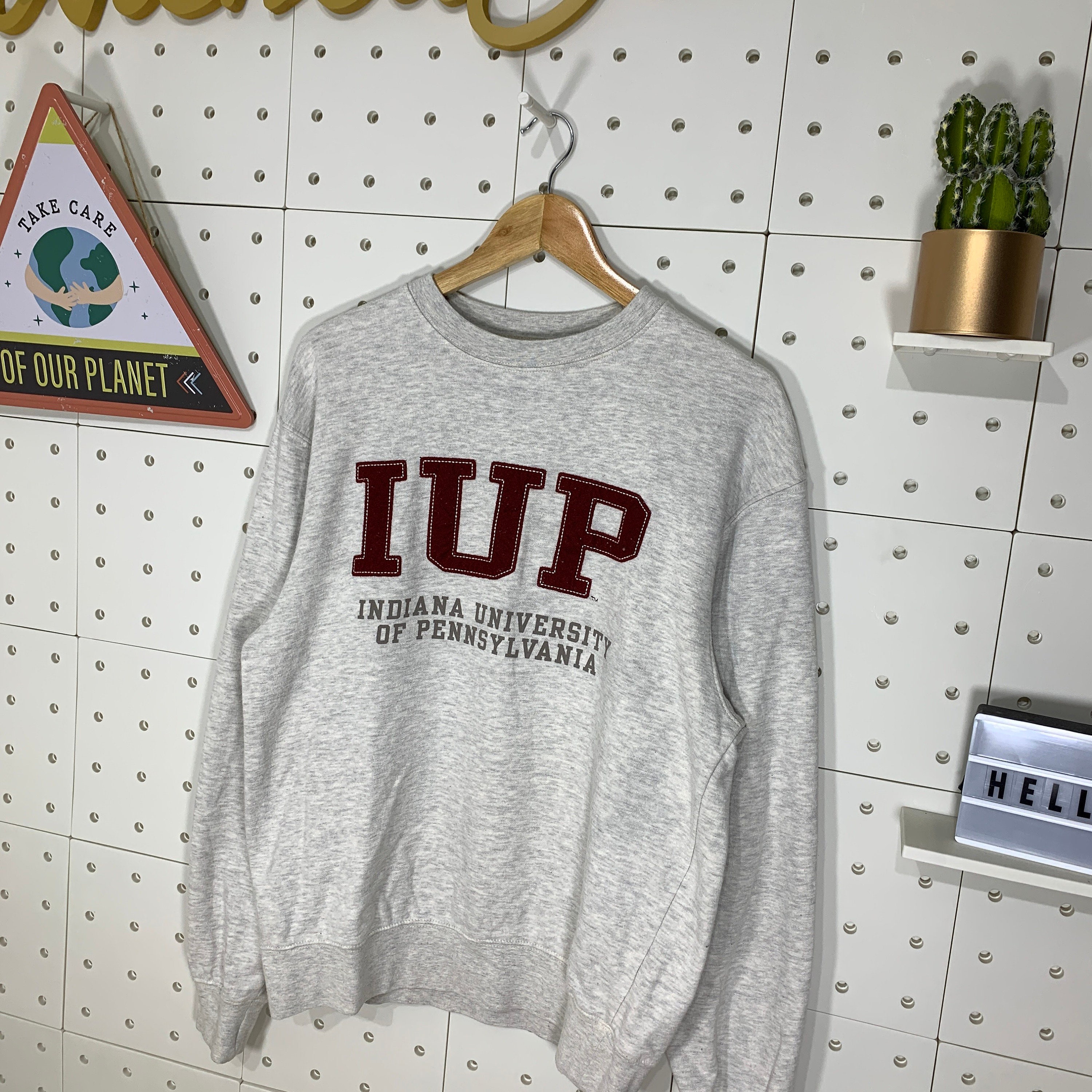 Vintage 90s Indiana University Sweatshirt Iup Crewneck Indiana - Etsy