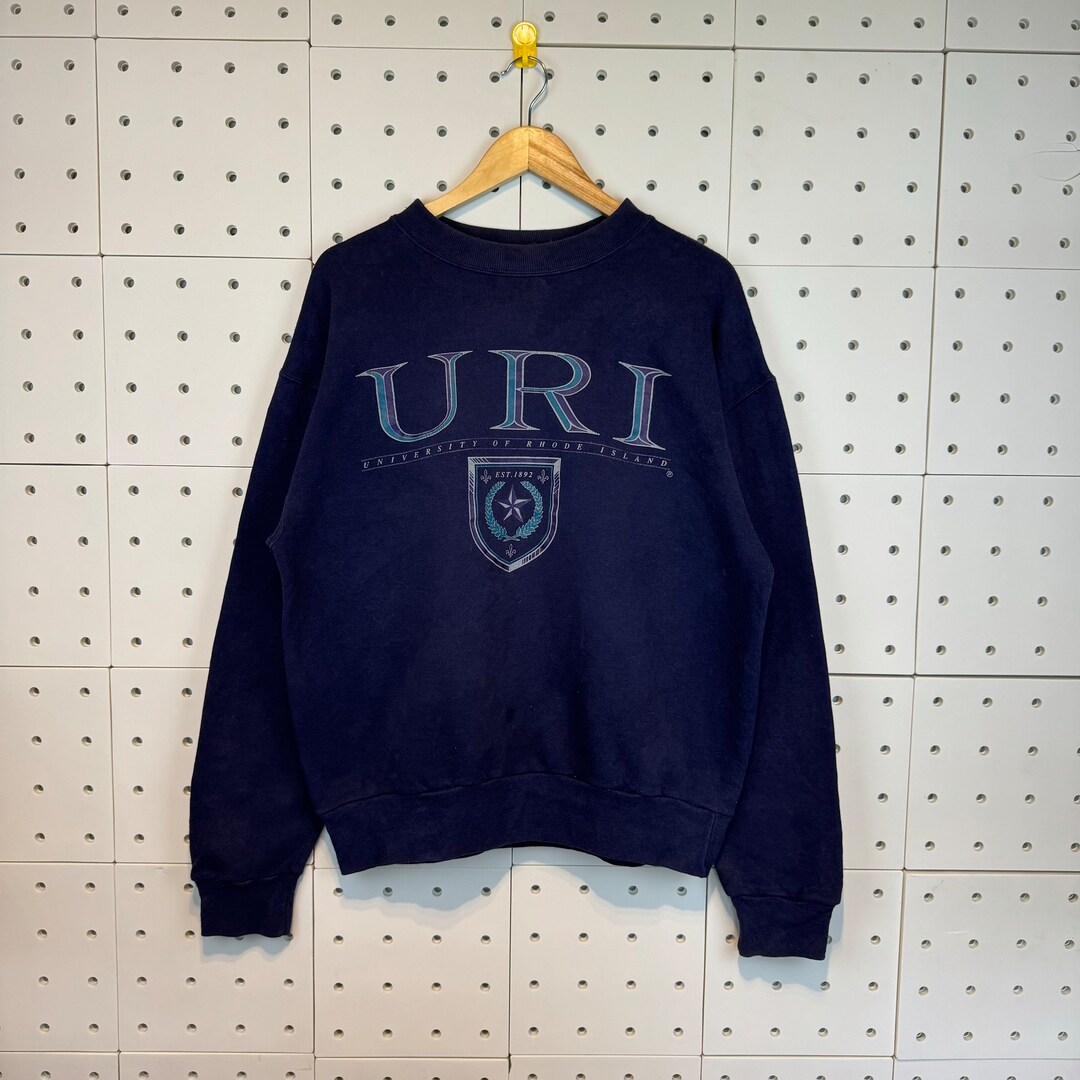 Vintage 90s University Rhode Island Sweatshirt Rhode Island Crewneck