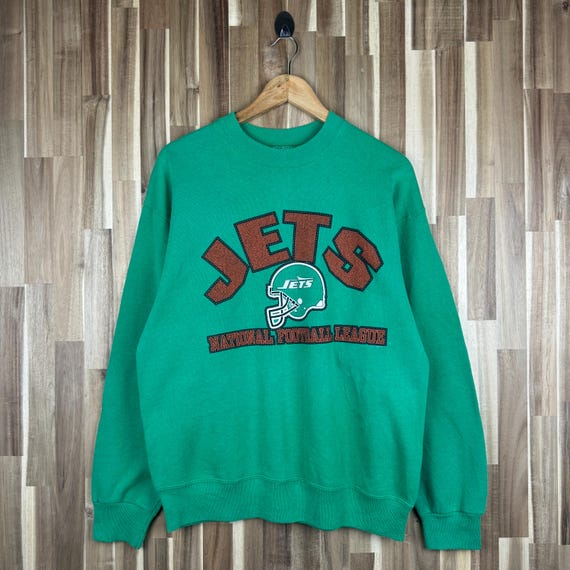 Ny jets crewneck sweatshirt hotsell