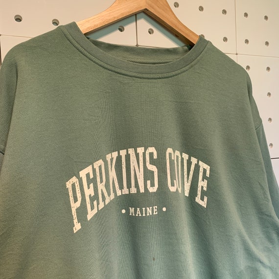 Vintage 90s Perkins Cove Maine Usa Sweatshirt Per… - image 5