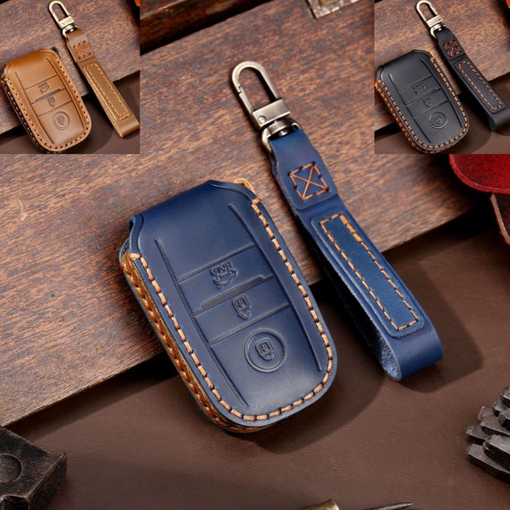 Kia Auto Schlüsseltasche, Auto Schlüsseltasche, Schlüsselanhänger Hülle,  Auto Schlüsselhülle, Schlüsselanhänger, Leder Schlüsseltasche für - .de