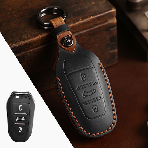 Dongfeng Peugeot Citroen Dscar Key Case,citroen Car Key Holder , Car  Leather Accessories, Leather Car Key Fob Cover,leather Key Case For 