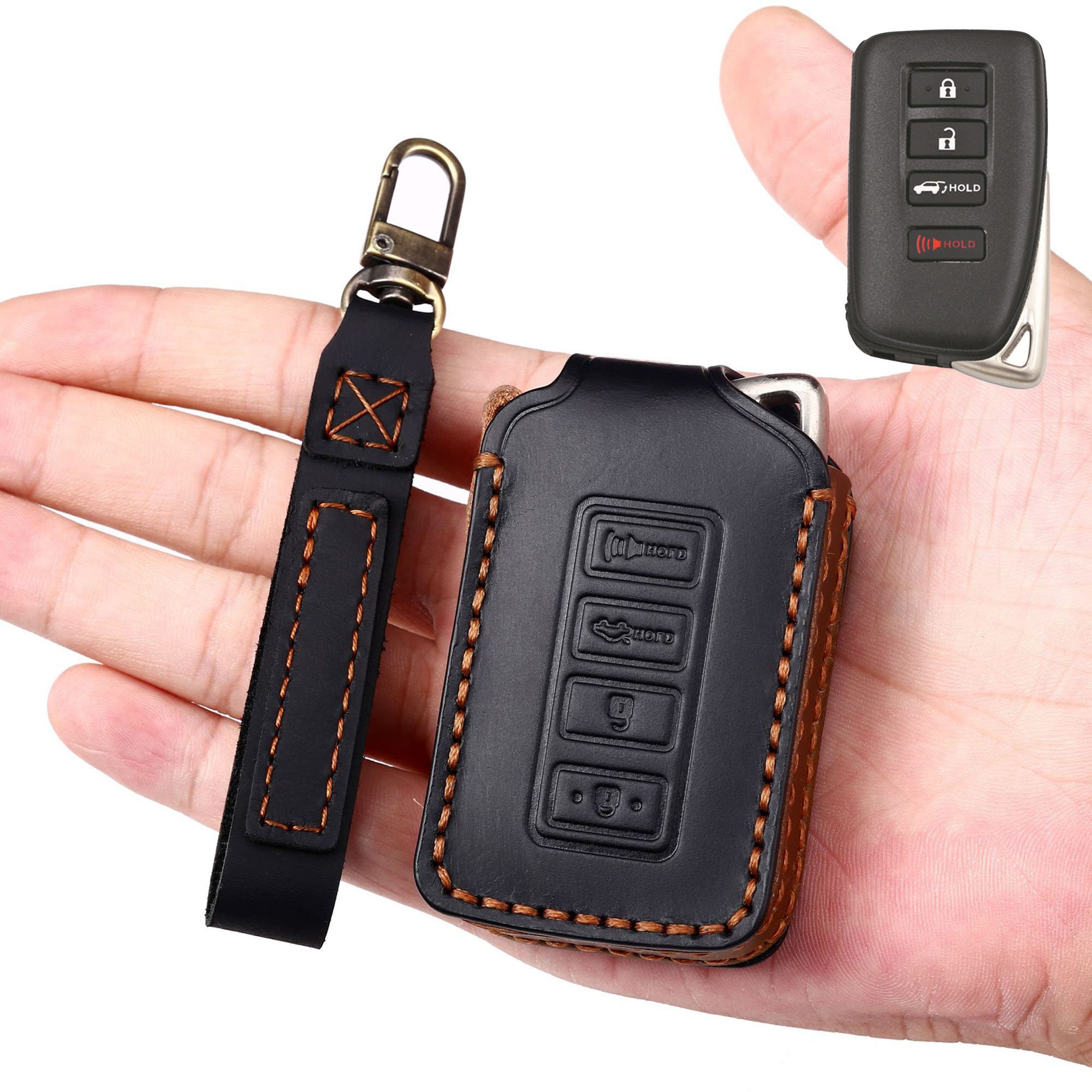 Dongfeng Peugeot Citroen Dscar Key Case,citroen Car Key Holder , Car  Leather Accessories, Leather Car Key Fob Cover,leather Key Case For 