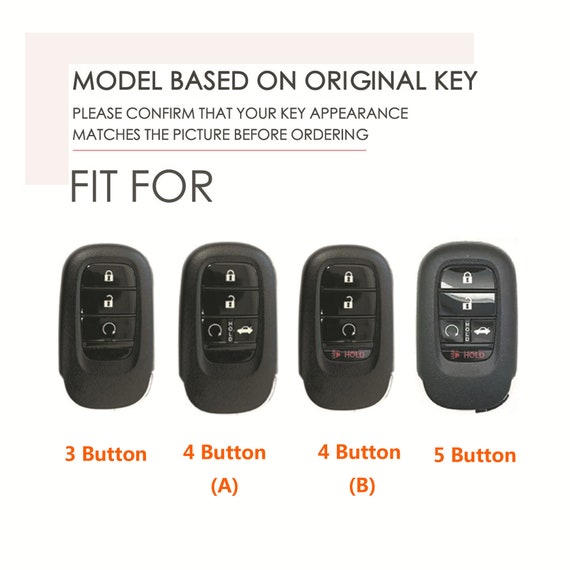 HONDA FOB Schlüsseletui, Autoschlüsseletui, Autoschlüsselabdeckung,  Schlüsselanhänger, Leder-Autoschlüssel-Fob-Abdeckung, Leder-Schlüsseletui  für Abdeckung - .de