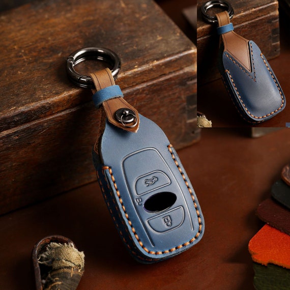 Leather Key Fob Cover for Subaru 2