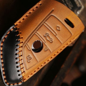 Pure Handmade Leather BMW Car Key Cover Suitable for BMW Key - Etsy