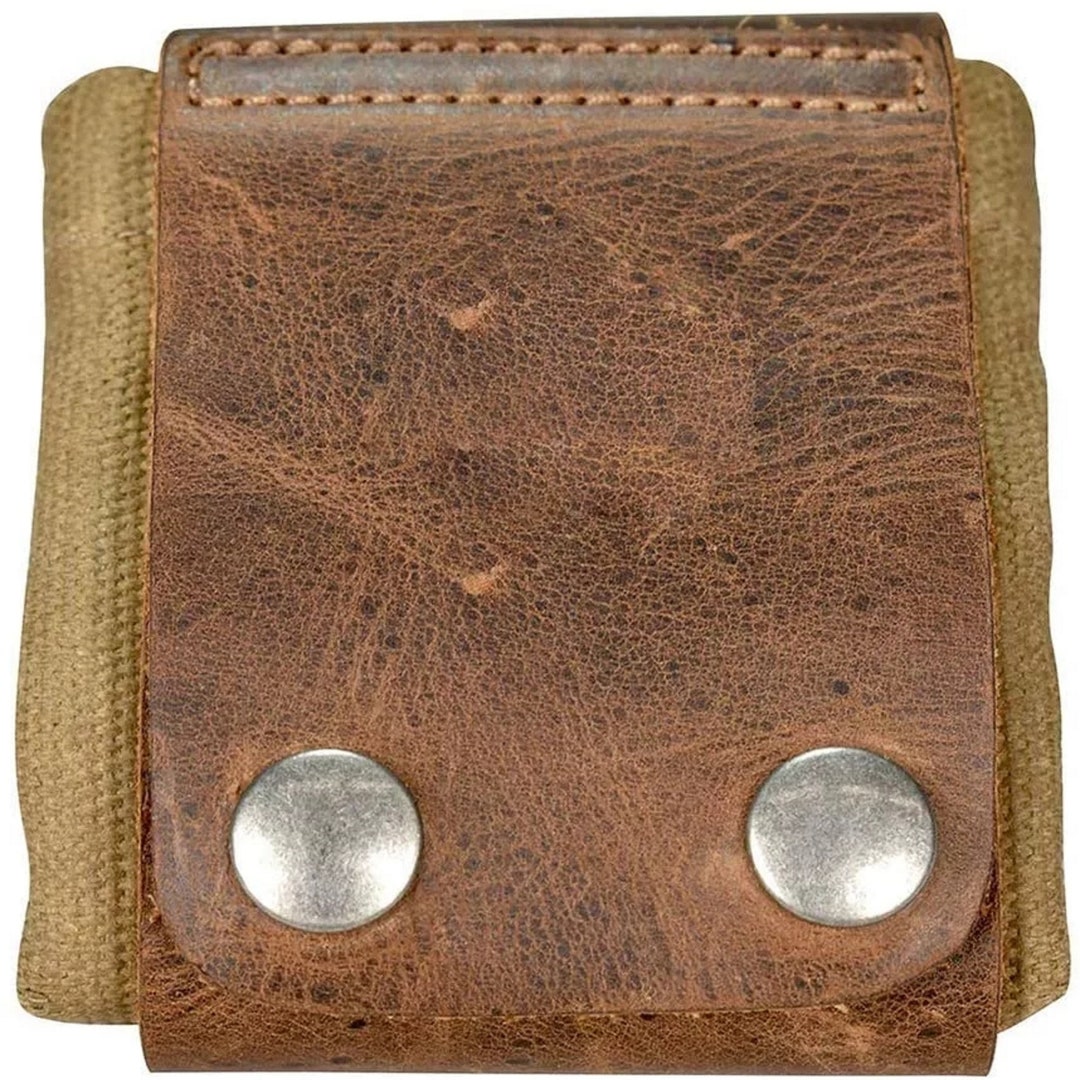 Leather Canvas Bushcraft Bag Canvas Foraging Pouch for Etsy