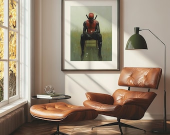DEADPOOL - Poster con stampa artistica e ritratto