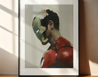 IRON MAN - Art Print Poster Portrait