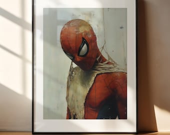 SPIDER-MAN - portret poster kunstdruk