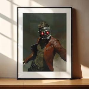 STAR-LORD / Peter Quill - Art Print Poster Portrait