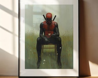 DEADPOOL - Impresión artística, póster de superhéroe