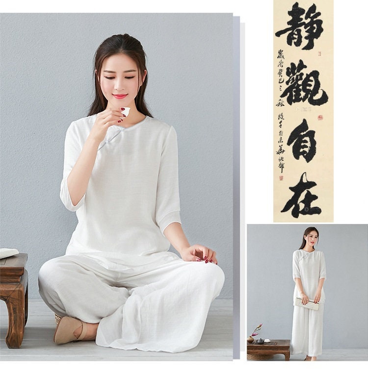Women's Meditation Clothes Chinese Style Yoga Clothes Etsy