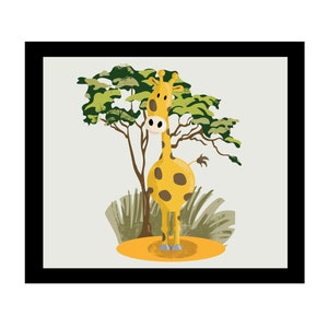 Giraffe Nursery Print