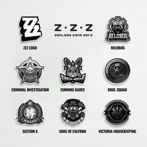 Zenless Zone Zero Faction Stickers