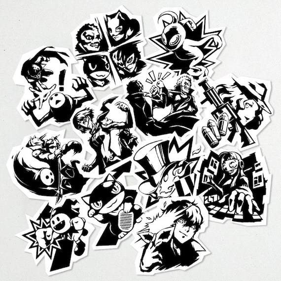 Persona 5 Bonds Stickers - Etsy