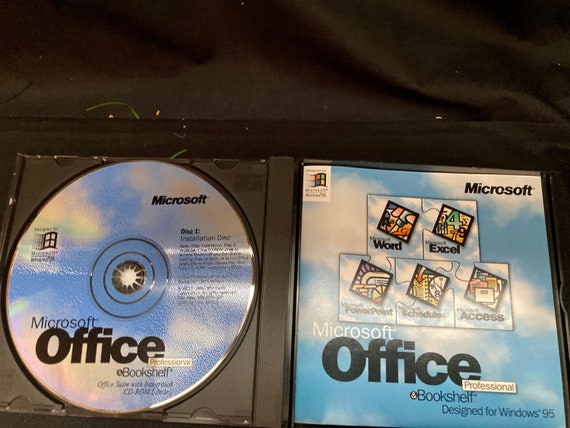 Microsoft Office for Imac Professional & Bookshelf for Windows 95