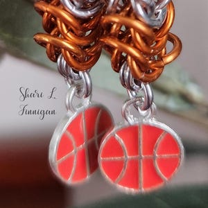 Texas Basketball Lightweight Woven Earrings