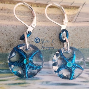 Starfish Swarovski crystal earrings