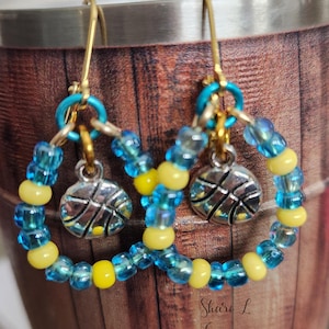 UCLA basketball charm Lightweight Earrings