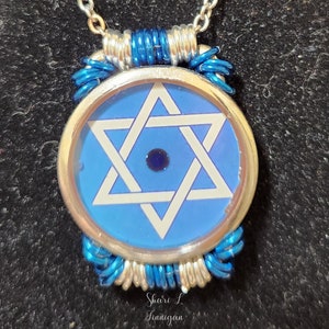 Jewish Star of David Pendant Necklace