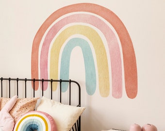 Rainbow Wall Decal Etsy
