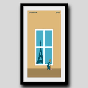 Ratatouille (2007) Minimalist Film Poster | Digital Download