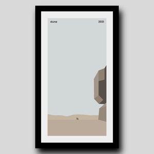 Dune (2021) Minimalist Film Poster | Digital Download