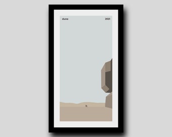 Dune (2021) Minimalist Film Poster | Digital Download