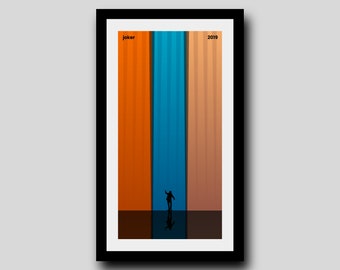 Pôster de filme minimalista do Coringa (2019) | Download digital