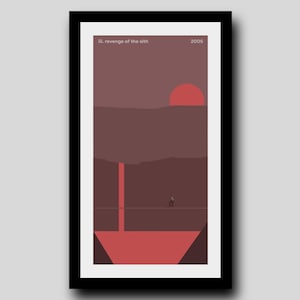 Revenge of the Sith (2005) Minimalist Film Poster | Digital Download