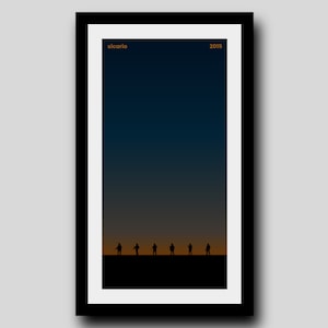 Sicario (2015) Minimalist Film Poster | Digital Download