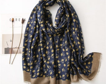 Beautiful Bohemian Style Autumn/Winter Scarf | Large Size | Very Soft | Gift Wrapping Available