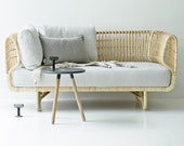 Rattan Daybed, Rattan Furniture, Rattan Sofa Chair, Rattan relaxation chair, Rattan Furniture family living room