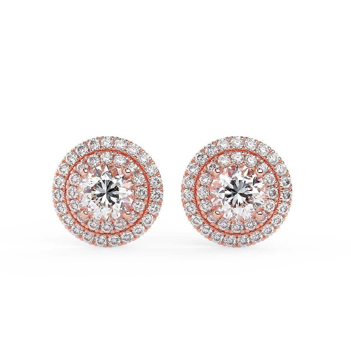 [STONE HENgE] 14K ROSE GOLD☆DAL Earrings StoneHenge 14K Earrings SO0255 Cubic Zirconia 14K Rose Gold