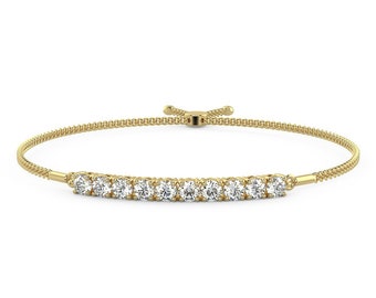 River of Light Bracelet in 14K Yellow Gold (2.00 Ct. Tw