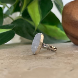Handmade Moonstone 925 Sterling Silver Ring