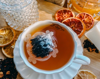 Friend's Frame 6 Shaped Tea Bag | FREE Shipping | 1 FREE Mini Honeycomb w/ Every Order | Gift for Friends TV Show Fans | (6 Tea bags)