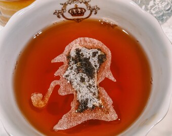 Sherlock Holmes 6 Shaped Tea Bag | FREE Shipping | 1 Mini Wooden Honeycomb Stick | 6 Tea Bags | Gift for Sherlock Fans |