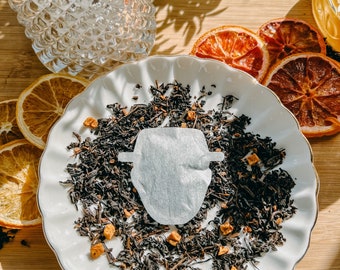 Walter White Heisenberg Hat 6 Bolsa de té en forma / Envío GRATIS / Mini panal GRATIS con cada pedido / Regalo para Breaking Bad / (6 bolsas de té)