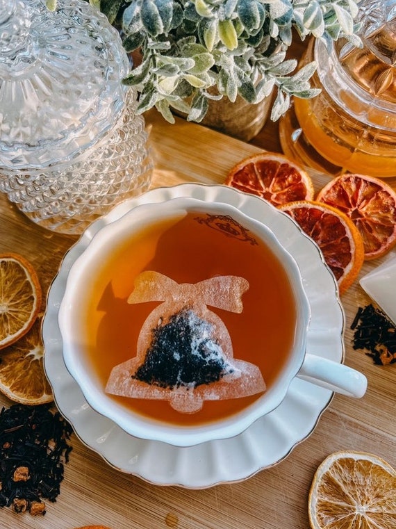 Christmas Jingle Bell 6 Shaped Tea Bag FREE Shipping 1 FREE Mini