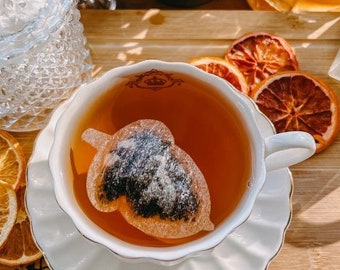 Acorn 6 Shaped Tea Bag | FREE Shipping | 1 FREE Mini Honeycomb w/ Every Order | Gift for Fall/Autumn | Tea Lovers (6 Tea bags)