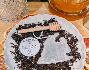 Wedding Couple BULK Silhouette Favor Tea Bags | Bridal Shower Favors | Unique Party Favor | Free Shipping