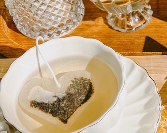 Heart-Shaped 6 Tea Bags | FREE Shipping | 1 FREE Mini Honeycomb w/ Every Order | Gift for Brides/Newlyweds | Unique Gift